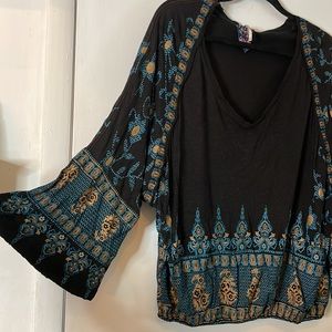 Free people printed top